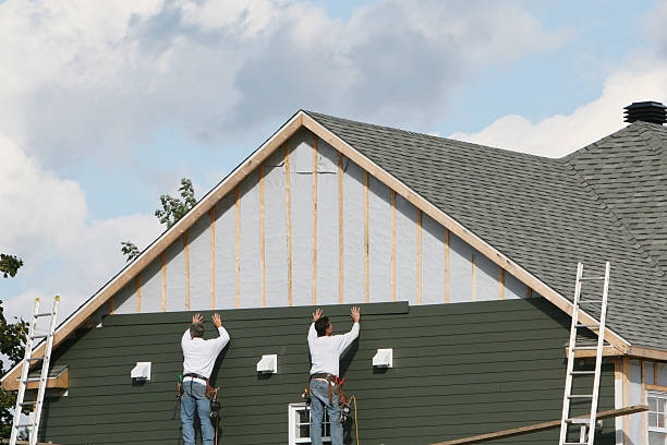 Professional Siding Repair technician working in South Boston, VA